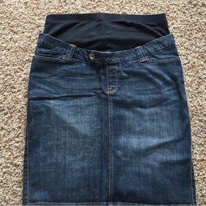 Maternity Denim Skirt